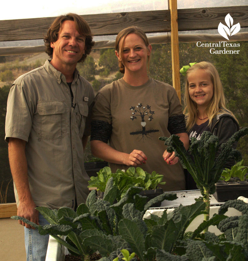 Rob Nash family Austin Aquaponics Central Texas Gardener