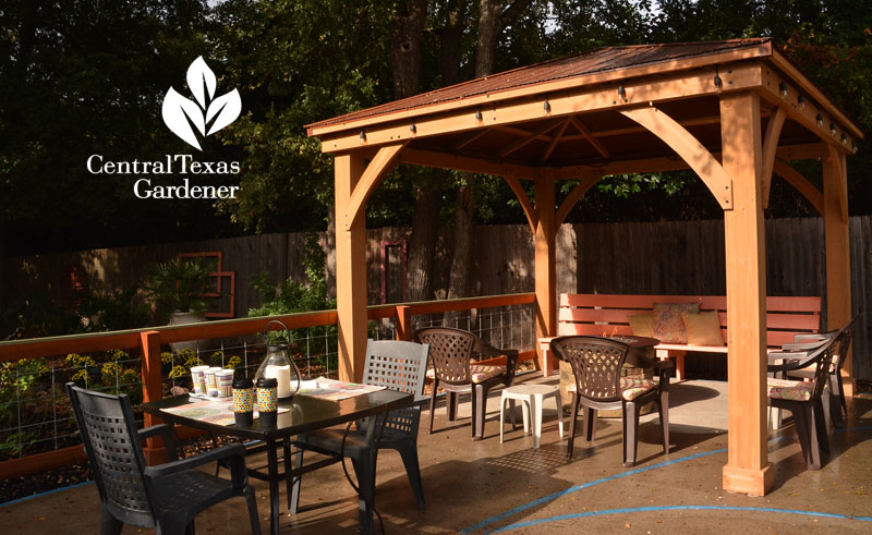 cute garden gazebo Rick Bickling Central Texas Gardener