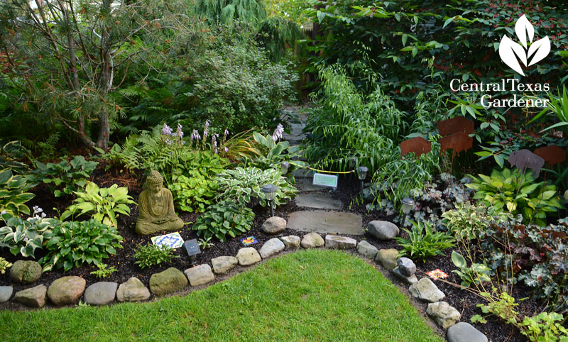 Oriental shade garden Buffalo Garden Walk Central Texas Gardener