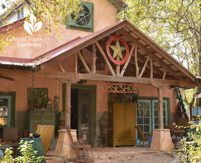 cute barn to rebuild salvaged furniture Lytton Springs Central Texas Gardener