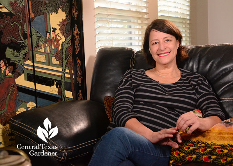 woman in chair inside