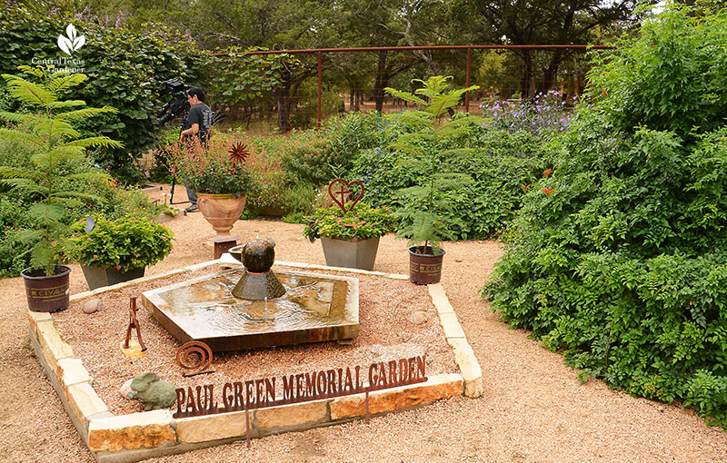 pentagonal pond Doug Green butterfly habitat Central Texas Gardener 