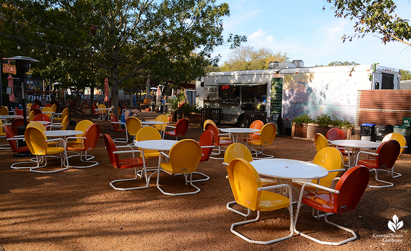 food truck patio Cosmic Coffee + Beer Garden