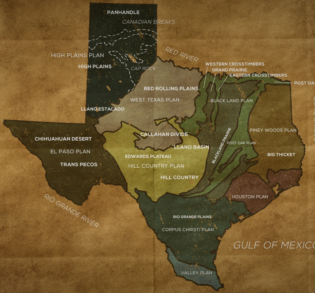 geologic map of Texas Central Texas Gardener