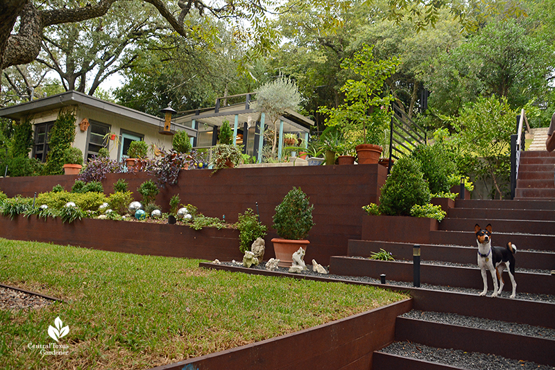 Outdoor Rooms - Steps  Garden stairs, Outdoor stairs, Sloped garden