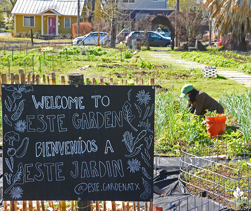 Anamaria Gutierrez farm manager Este Garden 