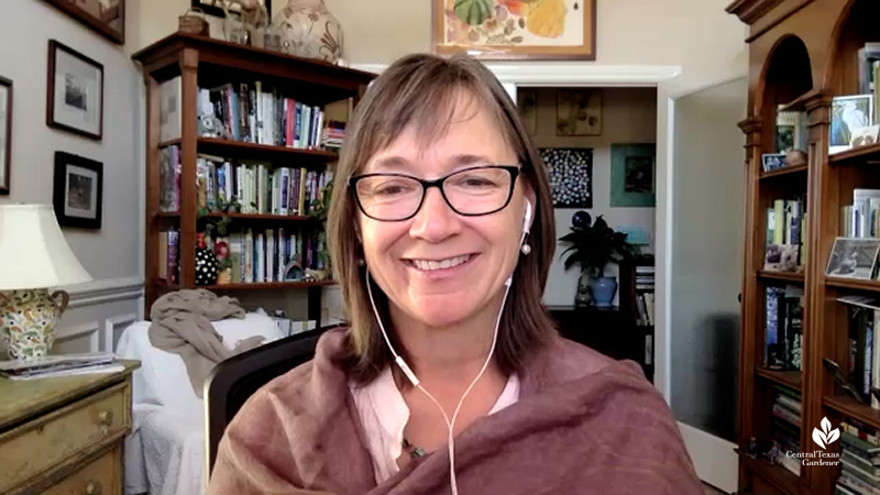 Jennifer Jewell Cultivating Place conversation via Zoom with Linda Lehmusvirta Central Texas Gardener