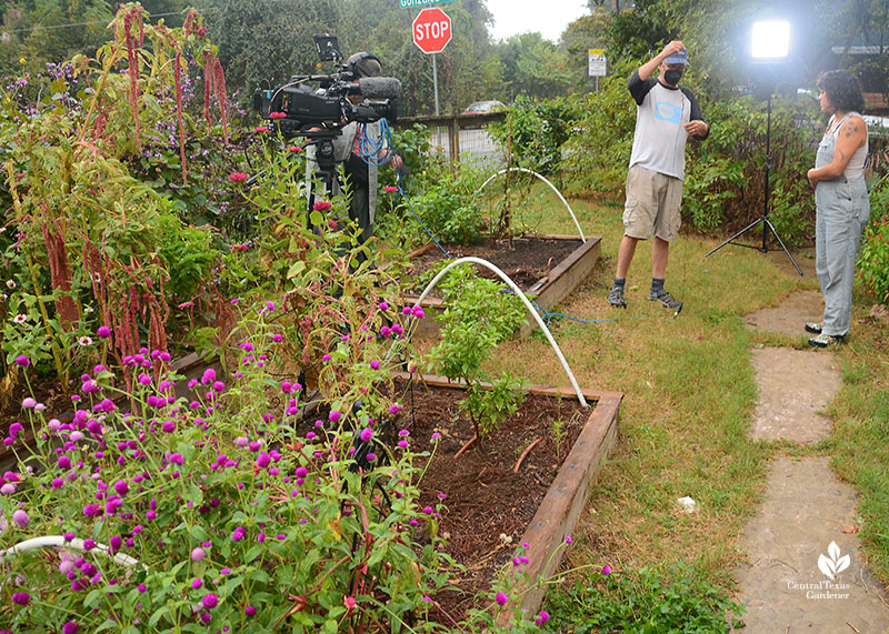 garden with CTG crew and Laura Brennand