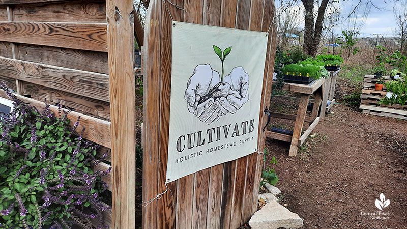 sign on door that says Cultivate