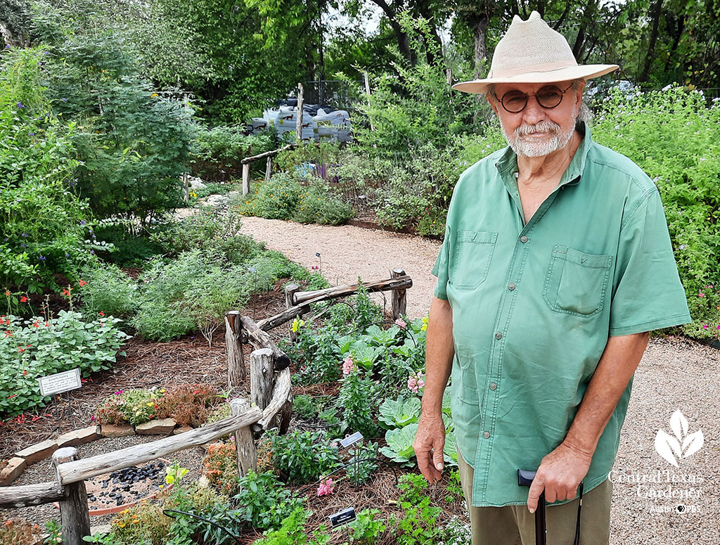 man in garden 