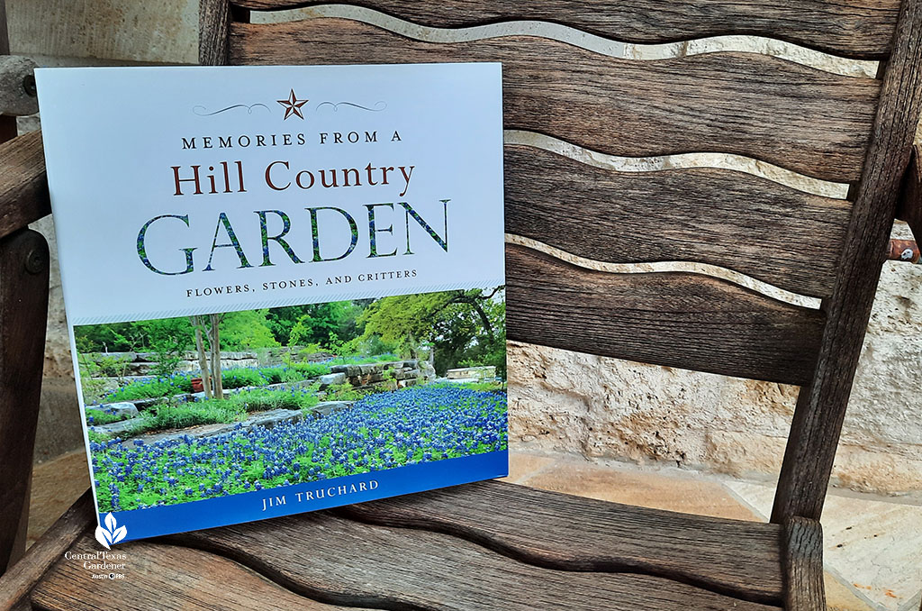 book on rustic wood chair: Memories of a Hill Country Garden