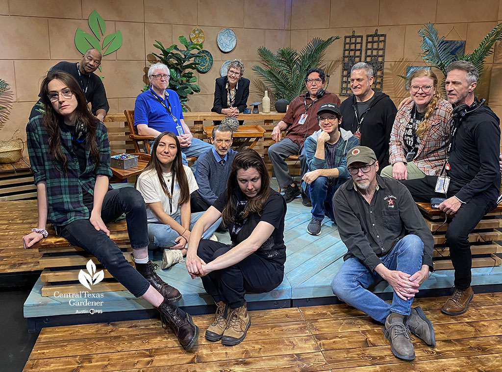 men and women on CTG crew sitting on stage