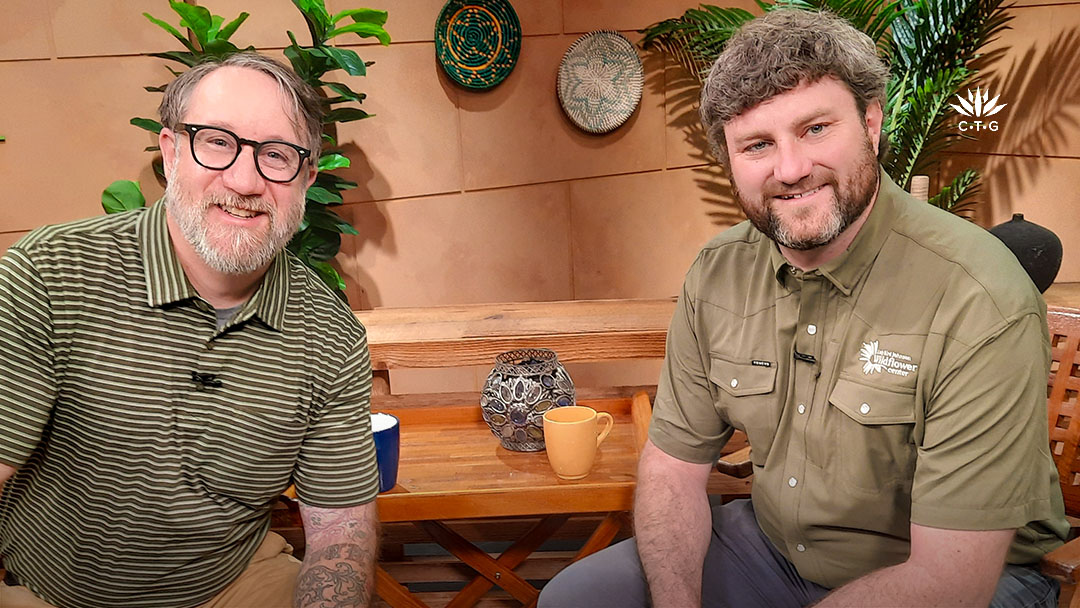 John Hart and Sean Griffin on CTG set 