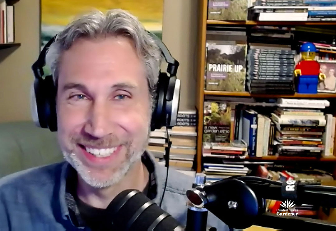 Benjamin in home office wearing headphones 