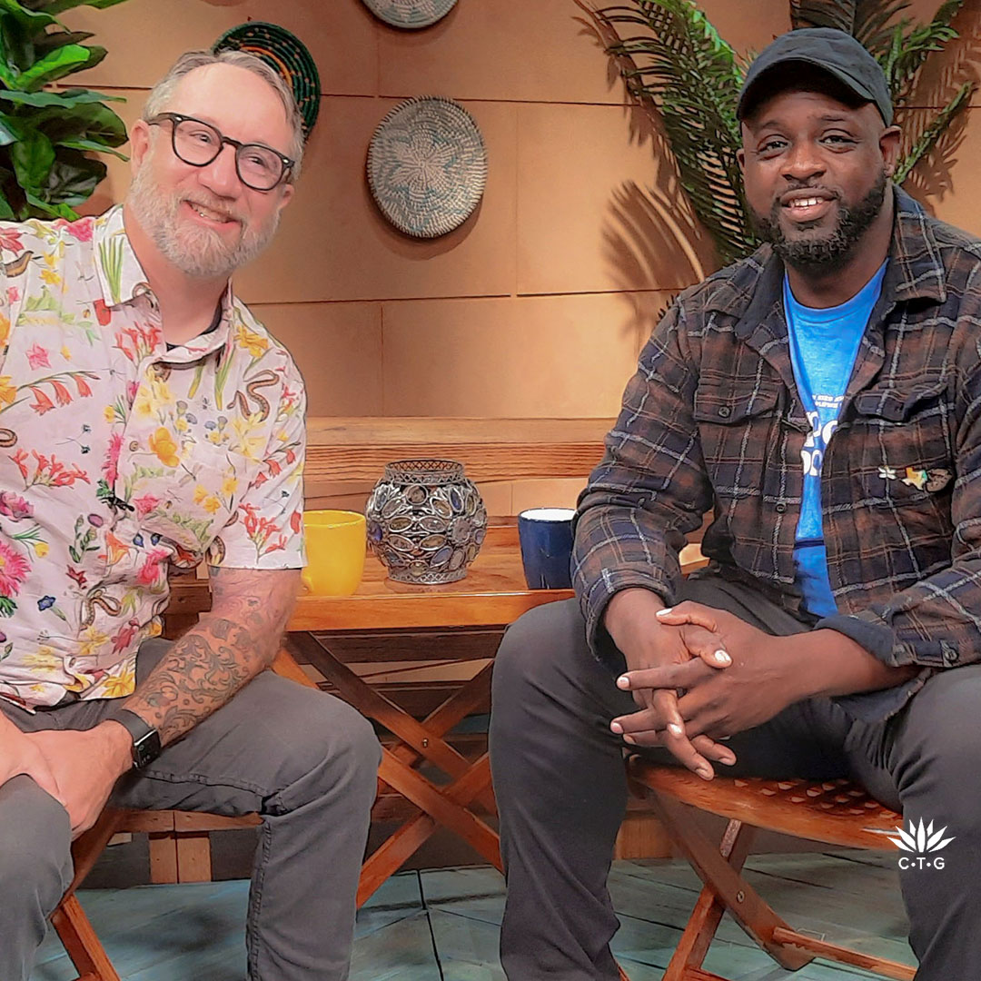 two men on CTG set 